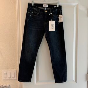 Frame Denim Women’s Deep Indigo Straight Jeans